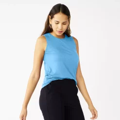 Nine West Essential Easy High-Neck Tank -Nine West shop 5214280 Bluette