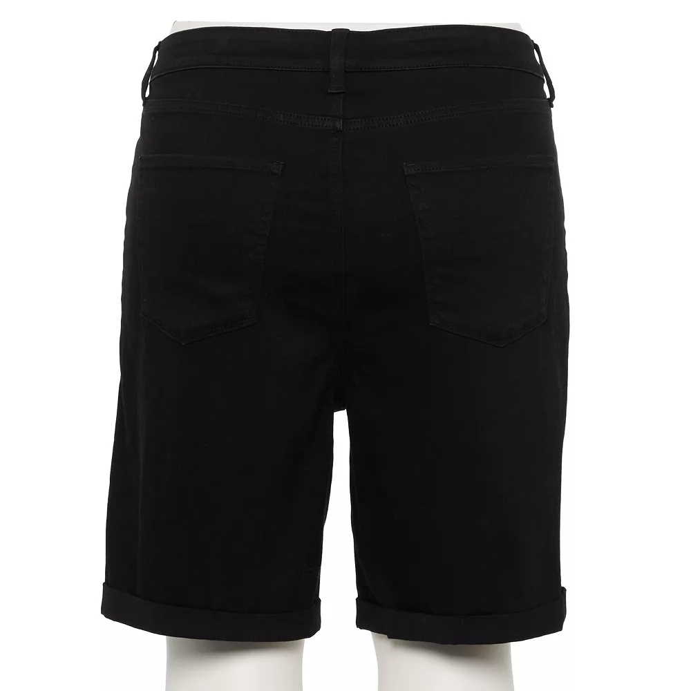 Plus Size Nine West Slimming Pocket Bermuda Shorts 7 Plus Size Nine West Slimming Pocket Bermuda Shorts - Image 5