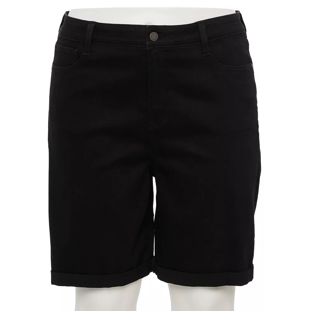 Plus Size Nine West Slimming Pocket Bermuda Shorts 5 Plus Size Nine West Slimming Pocket Bermuda Shorts - Image 3