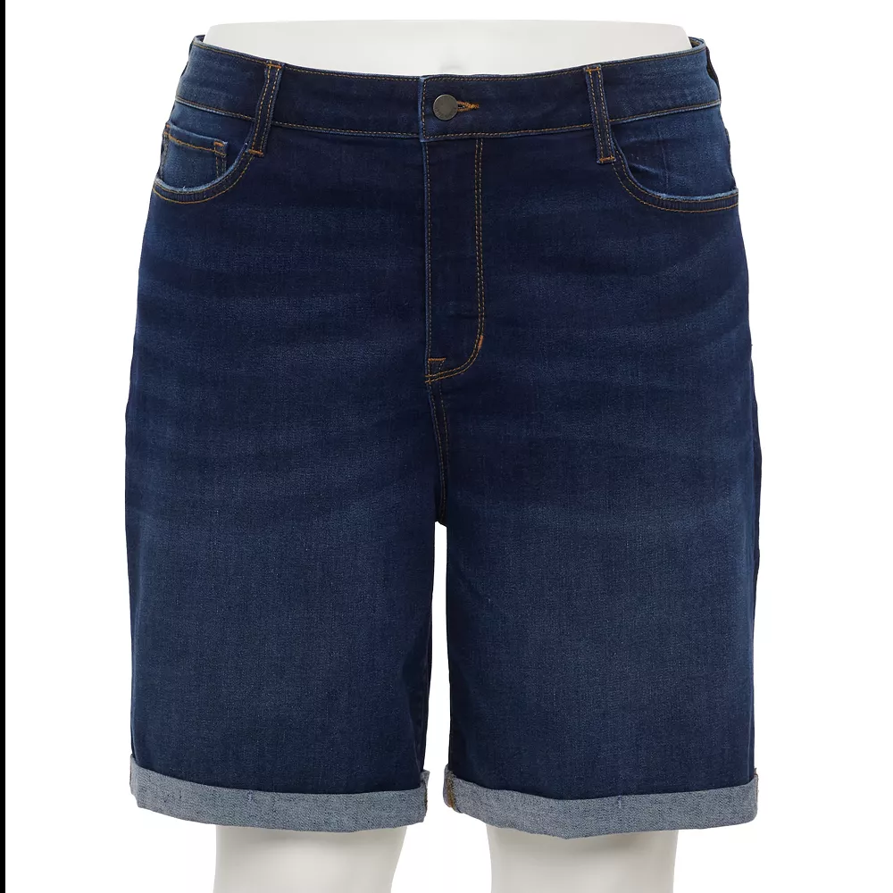 Plus Size Nine West Slimming Pocket Bermuda Shorts 6 Plus Size Nine West Slimming Pocket Bermuda Shorts - Image 4