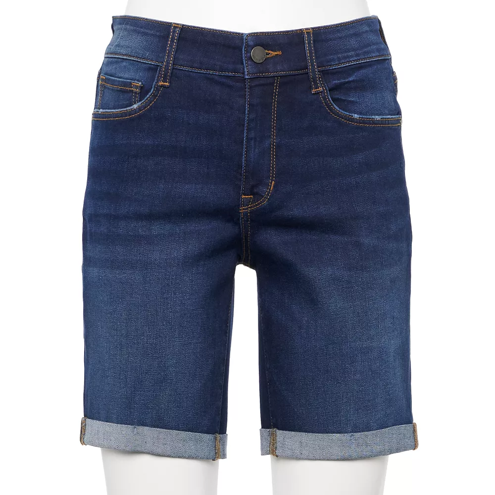 Petite Nine West Slimming Bermuda Jean Shorts 5 Petite Nine West Slimming Bermuda Jean Shorts - Image 3