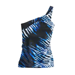 Women's Nine West Waist-Minimizer One Shoulder Tankini Top 11 Women's Nine West Waist-Minimizer One Shoulder Tankini Top -Nine West shop 5217098 ALT5