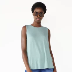 Petite Nine West Essential High Neck Tank -Nine West shop 5234193 Arctic Aqua