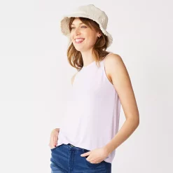 Petite Nine West Essential High Neck Tank -Nine West shop 5234193 Enlighten Purple