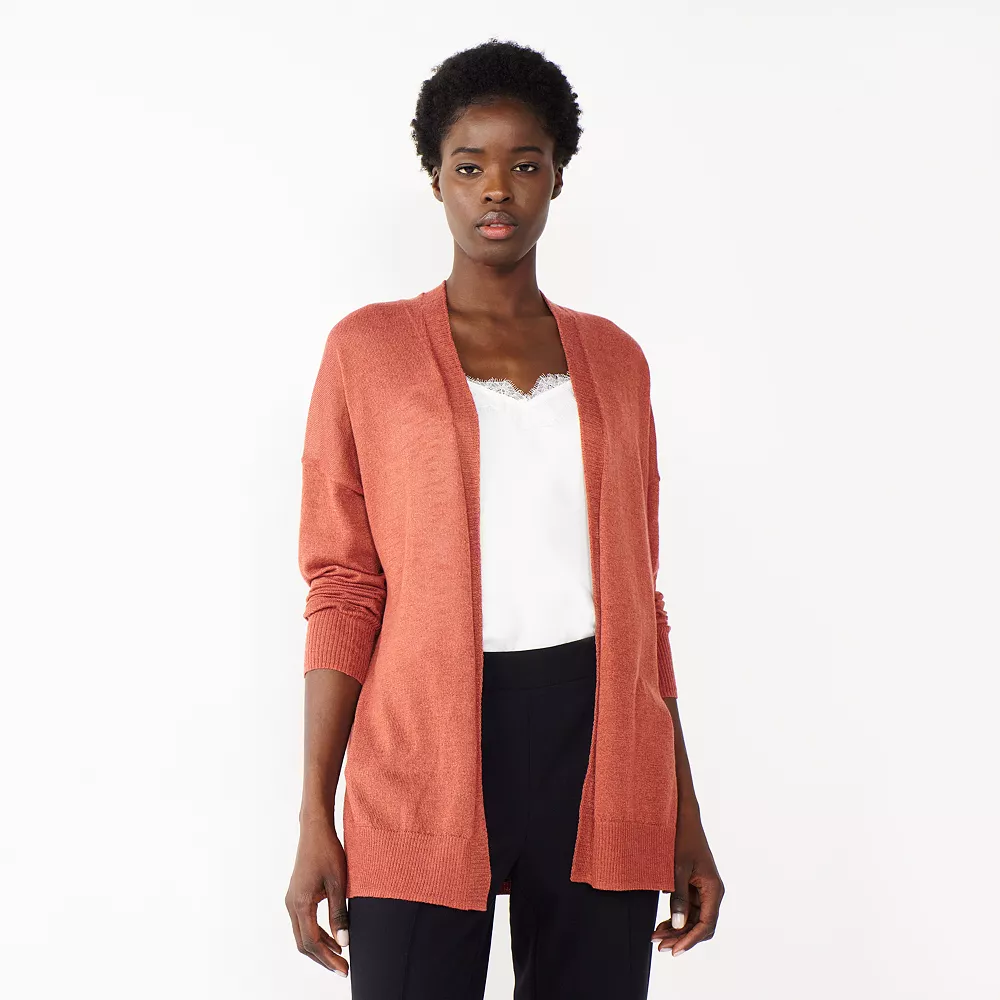 Women's Nine West Essential Lightweight Cardigan 5 Women's Nine West Essential Lightweight Cardigan - Image 3