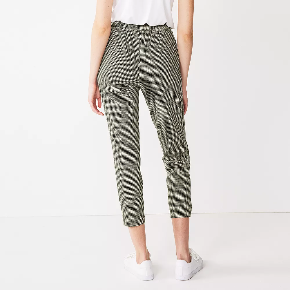 Women's Nine West Curvy Relaxed Pintucked Crop Pants 8 Women's Nine West Curvy Relaxed Pintucked Crop Pants - Image 6