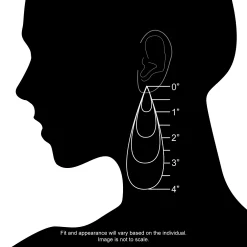 Nine West Simulated Crystal Mini Hoop Earrings 9 Nine West Simulated Crystal Mini Hoop Earrings -Nine West shop 5257204 ALT4