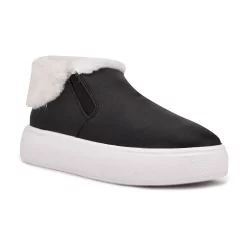 Nine West Klines Women's Faux-Fur Sneakers