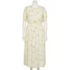 Plus Size Nine West Puff-Sleeve Chiffon Maxi Dress 1 Plus Size Nine West Puff-Sleeve Chiffon Maxi Dress -Nine West shop 5262085 Yellow Floral Camo