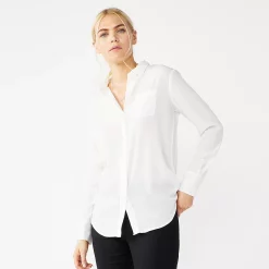 Petite Nine West Drapey Shirt 16 Petite Nine West Drapey Shirt -Nine West shop 5262174 White