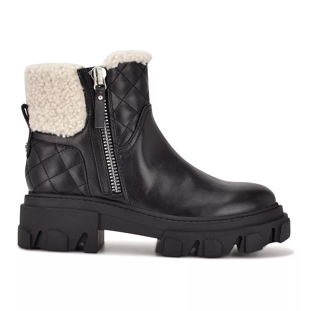 Nine West Colbee Women's Sherpa Ankle Boots 6 Nine West Colbee Women's Sherpa Ankle Boots - Image 4