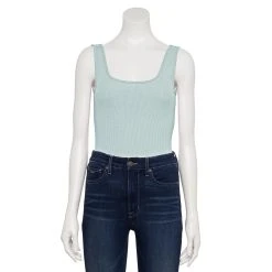 Women's Nine West Rib Scoopneck Tank Bodysuit -Nine West shop 5288302 Mint Virtue