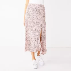 Women's Nine West Crosshatch Tiered Maxi Skirt -Nine West shop 5330209 Lilac Zebra