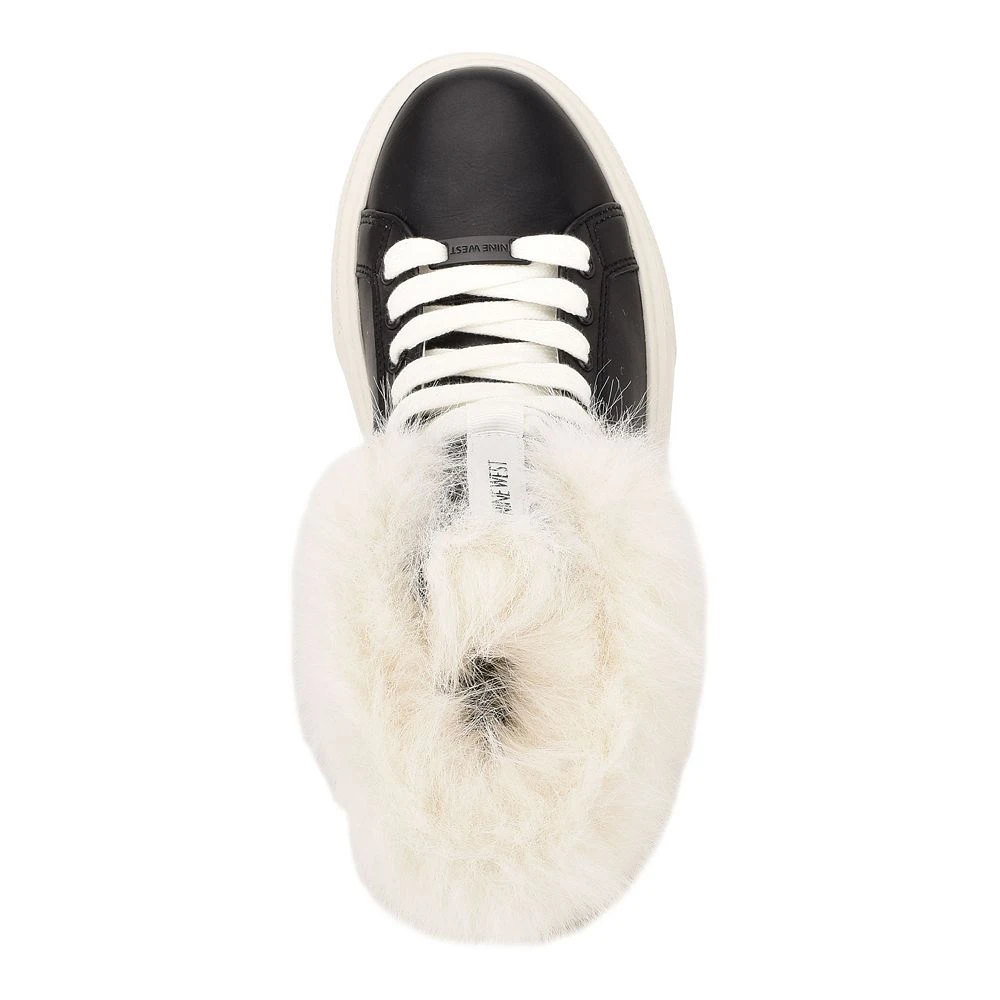 Nine West Keepup Women's Faux-Fur Sneakers 6 Nine West Keepup Women's Faux-Fur Sneakers - Image 4
