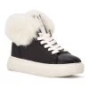 Nine West Keepup Women's Faux-Fur Sneakers 2 Nine West Keepup Women's Faux-Fur Sneakers -Nine West shop 5345471 Black