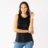 Women's Nine West Ruched Side Tank 1 Women's Nine West Ruched Side Tank -Nine West shop 5493872 Black