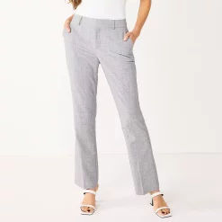 Women's Nine West Curvy Magic Waist Barely Bootcut Dress Pants 14 Women's Nine West Curvy Magic Waist Barely Bootcut Dress Pants -Nine West shop 5500437 Heather Grey