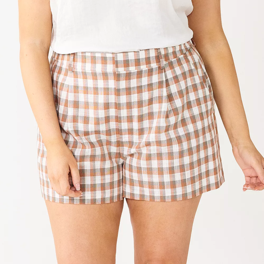 Plus Size Nine West High Rise Walking Shorts 4 Plus Size Nine West High Rise Walking Shorts - Image 2