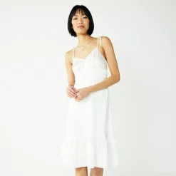 Women's Nine West Strappy Empire Midi Dress 9 Women's Nine West Strappy Empire Midi Dress -Nine West shop 5516624 White Knig