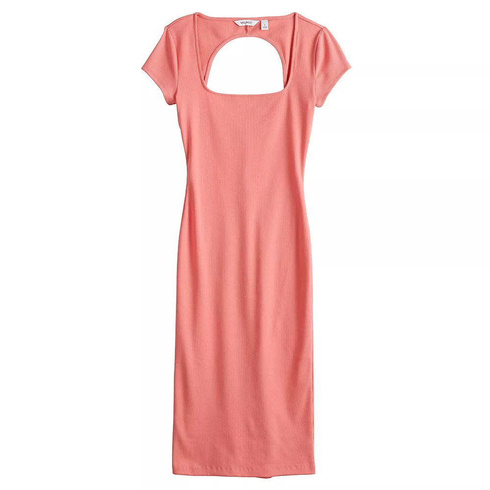 Women's Nine West Cutout Bodycon Dress 7 Women's Nine West Cutout Bodycon Dress - Image 5