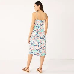 Women's Nine West Strappy Wrap Midi Dress 17 Women's Nine West Strappy Wrap Midi Dress -Nine West shop 5531473 ALT