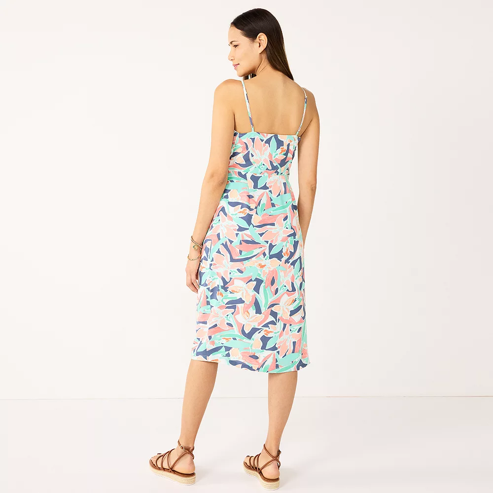 Women's Nine West Strappy Wrap Midi Dress 10 Women's Nine West Strappy Wrap Midi Dress - Image 8