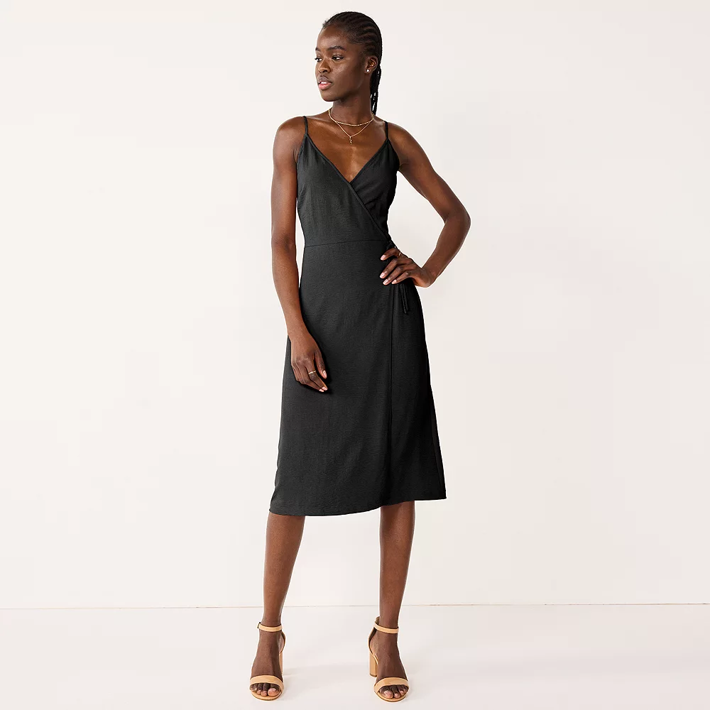 Women's Nine West Strappy Wrap Midi Dress 9 Women's Nine West Strappy Wrap Midi Dress - Image 7