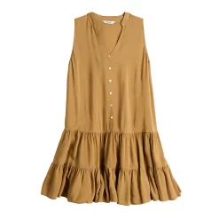 Women's Nine West Button-Front Tiered Drop-Waist Dress 21 Women's Nine West Button-Front Tiered Drop-Waist Dress -Nine West shop 5531674 ALT5