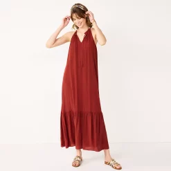 Women's Nine West Tiered Peasant Maxi Dress 12 Women's Nine West Tiered Peasant Maxi Dress -Nine West shop 5531866 Marsala Flower