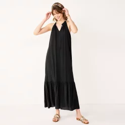 Women's Nine West Tiered Peasant Maxi Dress 13 Women's Nine West Tiered Peasant Maxi Dress -Nine West shop 5531866 Mineral Black