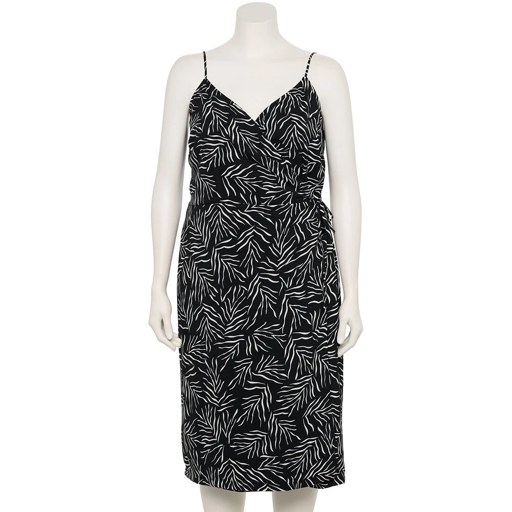 Plus Size Nine West Surplice Midi Dress 7 Plus Size Nine West Surplice Midi Dress - Image 5