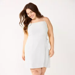 Plus Size Nine West Gathered Side-Tie Sheath Dress 12 Plus Size Nine West Gathered Side-Tie Sheath Dress -Nine West shop 5547073 White Knight