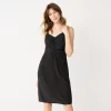 Women's Nine West Strappy Ruched Midi Dress -Nine West shop 5551982 Mineral Black