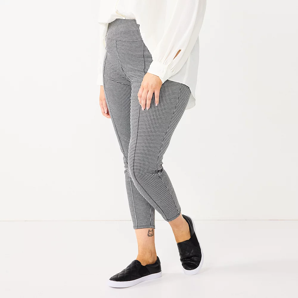 Plus Size Nine West Mid-Rise Ponte Leggings 3 Plus Size Nine West Mid-Rise Ponte Leggings