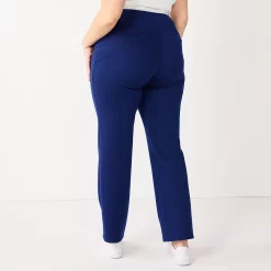 Plus Size Nine West Slimming High-Waisted Bootcut Pants 15 Plus Size Nine West Slimming High-Waisted Bootcut Pants -Nine West shop 5563395 ALT