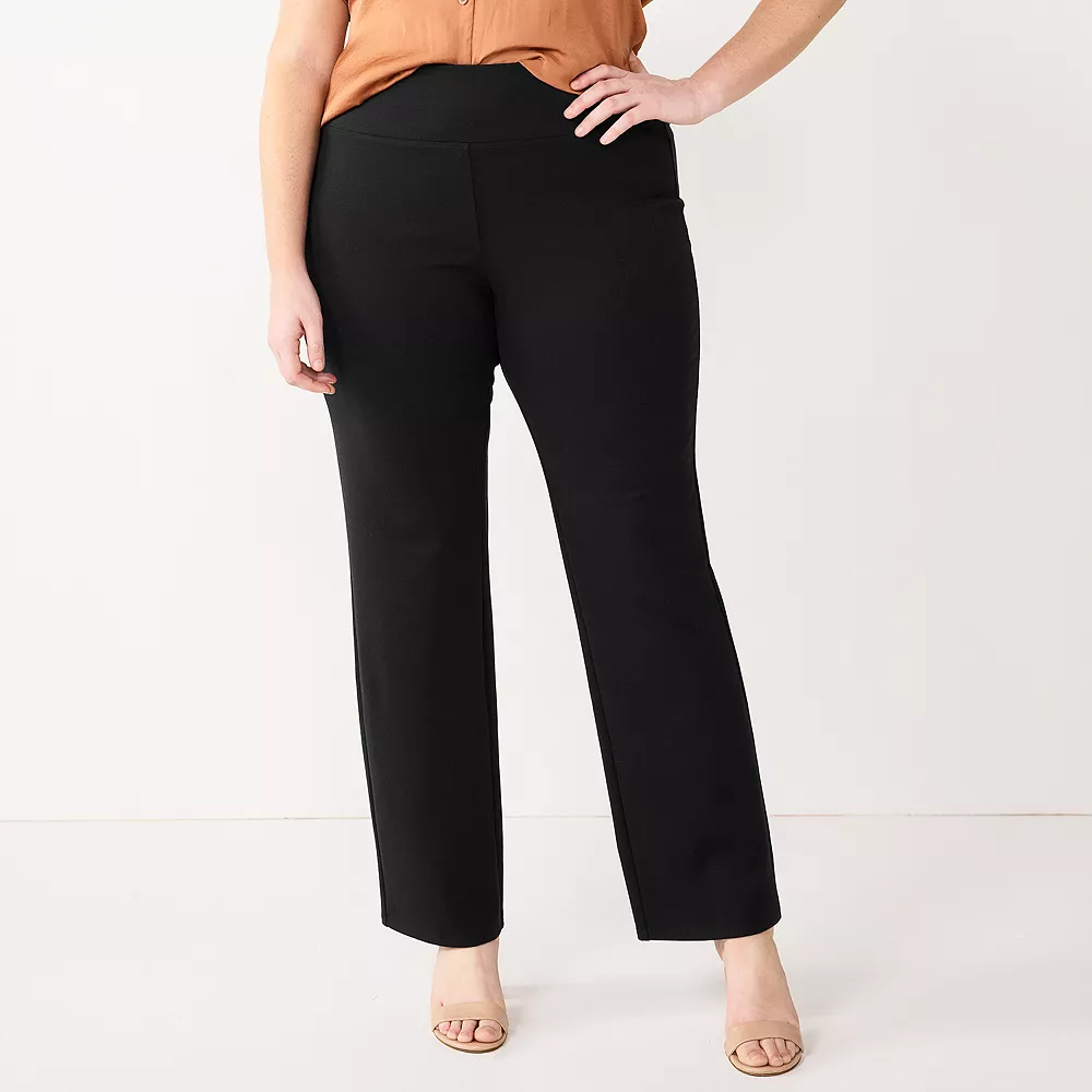 Plus Size Nine West Slimming High-Waisted Bootcut Pants 8 Plus Size Nine West Slimming High-Waisted Bootcut Pants - Image 6
