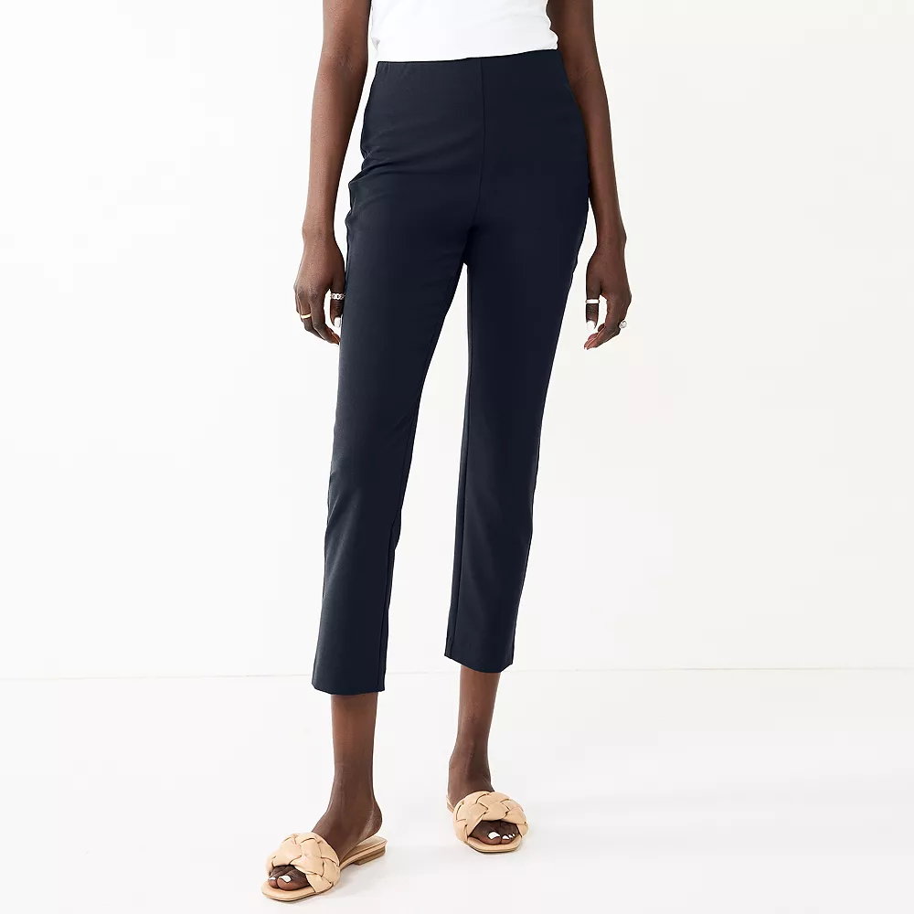 Petite Nine West Side Zip High-Waisted Skinny Ankle Pants 8 Petite Nine West Side Zip High-Waisted Skinny Ankle Pants - Image 6