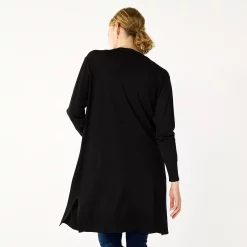 Women's Nine West High Slit Duster Cardigan -Nine West shop 5569252 ALT