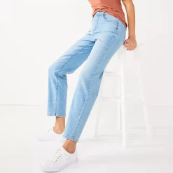 Women's Nine West Curvy Slimming Straight Jeans 10 Women's Nine West Curvy Slimming Straight Jeans -Nine West shop 5571118 Light