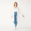 Plus Size Nine West Long Open-Front Cardigan 2 Plus Size Nine West Long Open-Front Cardigan -Nine West shop 5571922 Daisy Dew