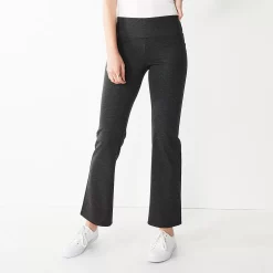 Petite Nine West Mid Rise Tummy Control Ponte Bootcut Pants 12 Petite Nine West Mid Rise Tummy Control Ponte Bootcut Pants -Nine West shop 5573842 Dark Heather Gray