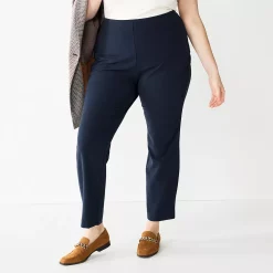 Plus Size Nine West Side Zip High-Waisted Skinny Ankle Pants 12 Plus Size Nine West Side Zip High-Waisted Skinny Ankle Pants -Nine West shop 5574029 Sky Captain