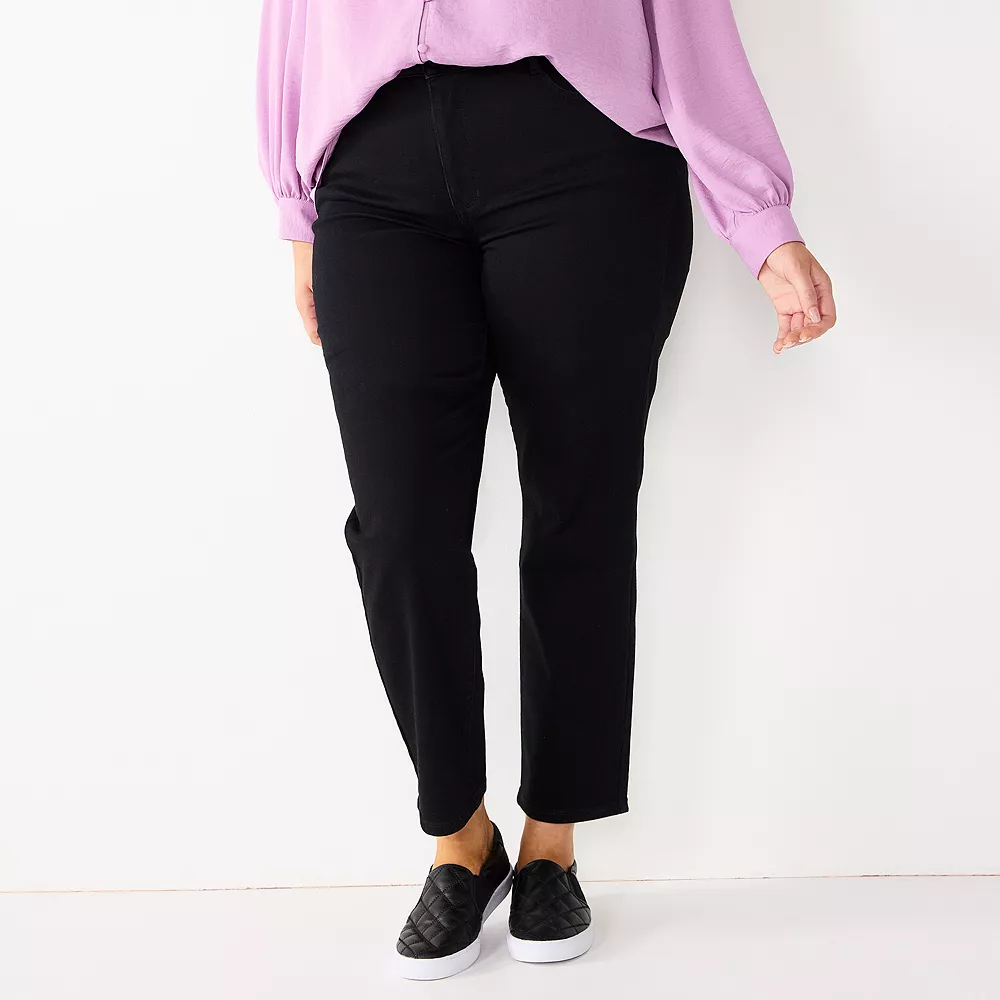 Plus Size Nine West Slimming Straight-Leg Jeans 3 Plus Size Nine West Slimming Straight-Leg Jeans
