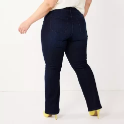 Plus Size Nine West Slimming Bootcut Jeans 11 Plus Size Nine West Slimming Bootcut Jeans -Nine West shop 5576107 ALT