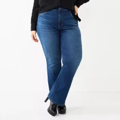 Plus Size Nine West Slimming Bootcut Jeans 9 Plus Size Nine West Slimming Bootcut Jeans -Nine West shop 5576107 Medium Dark