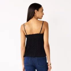 Women's Nine West Pleated Smocked Tank -Nine West shop 5576992 ALT