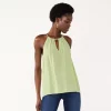 Women's Nine West High Neck Keyhole Tank 2 Women's Nine West High Neck Keyhole Tank -Nine West shop 5577411 Dalton Mint