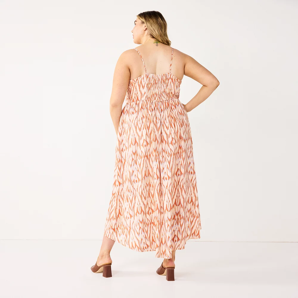 Plus Size Nine West Twist-Front High-Low Midi Dress 5 Plus Size Nine West Twist-Front High-Low Midi Dress - Image 3