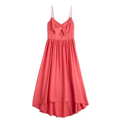 Women's Nine West Twist Front High-Low Midi Dress 9 Women's Nine West Twist Front High-Low Midi Dress -Nine West shop 5578664 ALT5