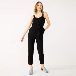 Women's Nine West Sweetheart Tapered Jumpsuit